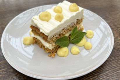 Carrot Cake with Orange Curd